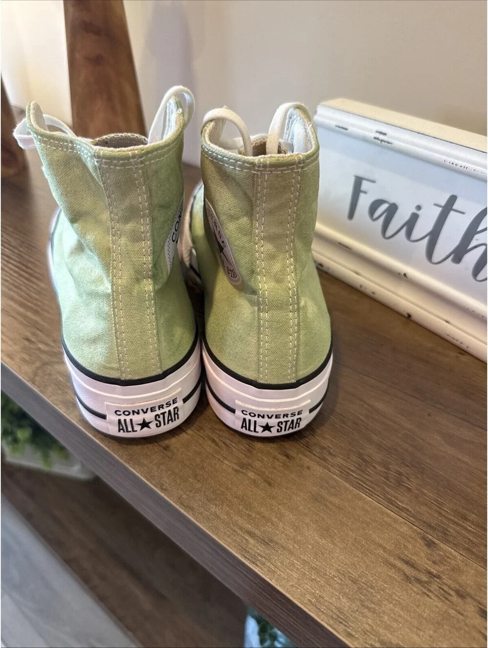 Converse All star Sage Green Hand Dyed Size 8